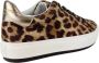 Kurt Geiger Laney suède sneakers met panterprint beige zwart - Thumbnail 6