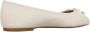LAUREN RALPH LAUREN Ballerina Dames Jayna Flats Ballet Maat: 39 Materiaal: Leer Kleur: Wit - Thumbnail 12