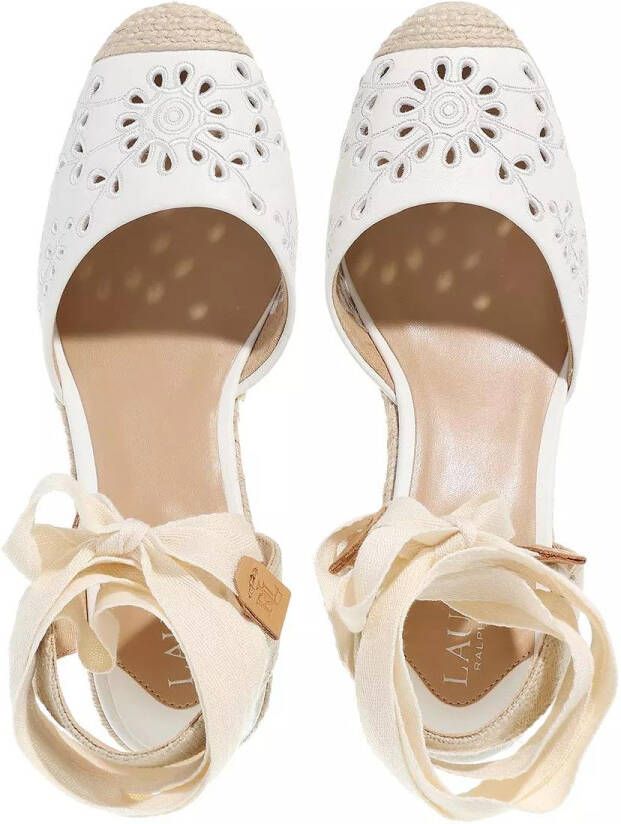 Lauren Ralph Lauren Espadrilles Paislee Eylt Espadrilles Wedge in wit