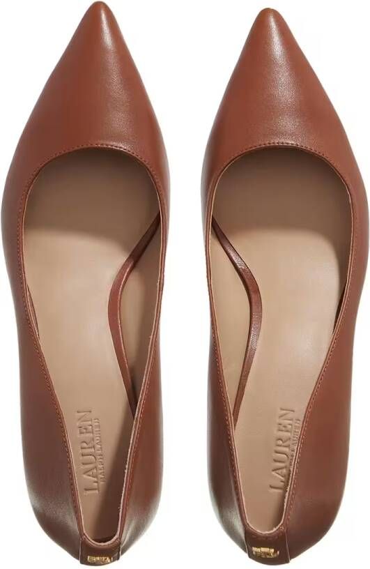 Lauren Ralph Lauren Hoge hakken Adrienne-Pumps-Closed Toe in bruin