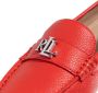 Lauren Ralph Lauren Loafers Barnsbury-Flats-Driver in rood - Thumbnail 3