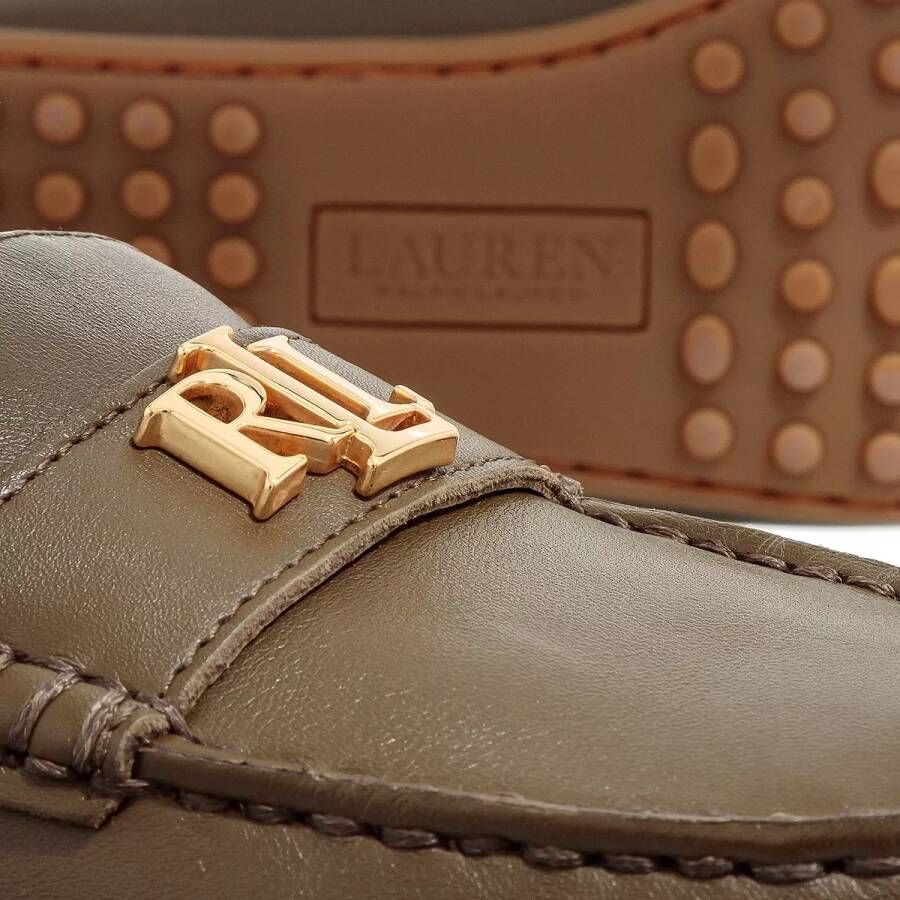 Lauren Ralph Lauren Loafers Barnsbury Flats Driver in groen