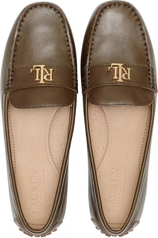 Lauren Ralph Lauren Loafers Barnsbury Flats Driver in groen
