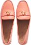 Lauren Ralph Lauren Loafers & ballerina schoenen Barnsbury-Flats-Driver in koraal - Thumbnail 7