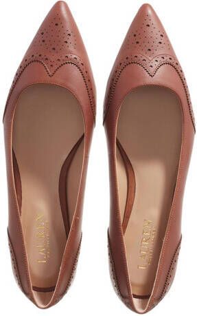 Lauren Ralph Lauren Loafers & ballerina schoenen Loraine Flats in bruin