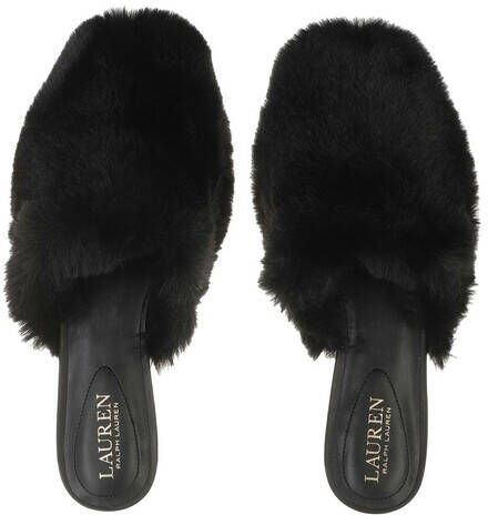 Lauren Ralph Lauren Loafers & ballerina schoenen Sofiah Flats Mule in zwart