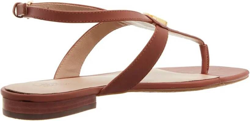 Lauren Ralph Lauren Sandalen Everley Sandals Flat Sandal in bruin