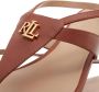 Lauren Ralph Lauren Sandalen Everley Sandals Flat Sandal in bruin - Thumbnail 6