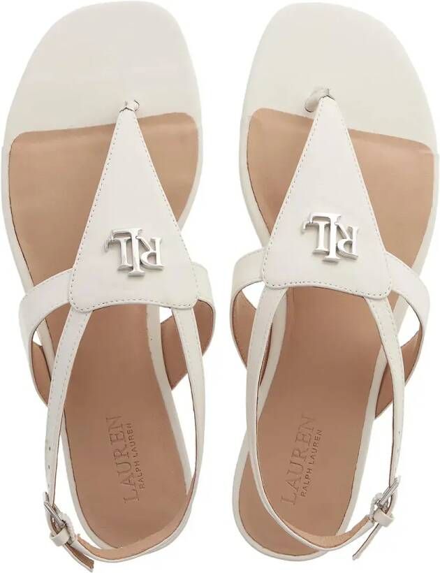 Lauren Ralph Lauren Sandalen Everley Sandals Flat Sandal in crème