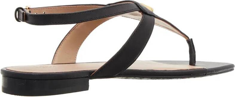 Lauren Ralph Lauren Sandalen Everley Sandals Flat Sandal in zwart