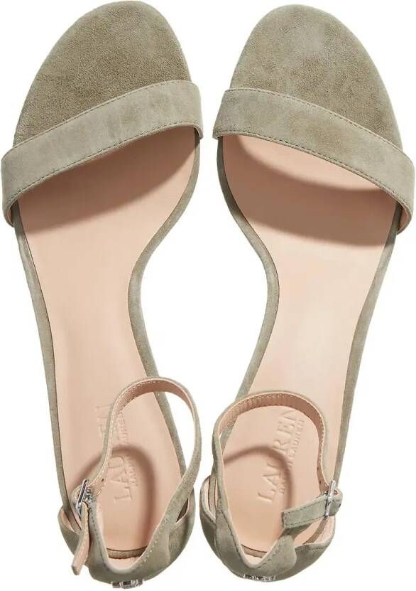 Lauren Ralph Lauren Sandalen met hak Allie Mid Sandals Heel Sandal in groen