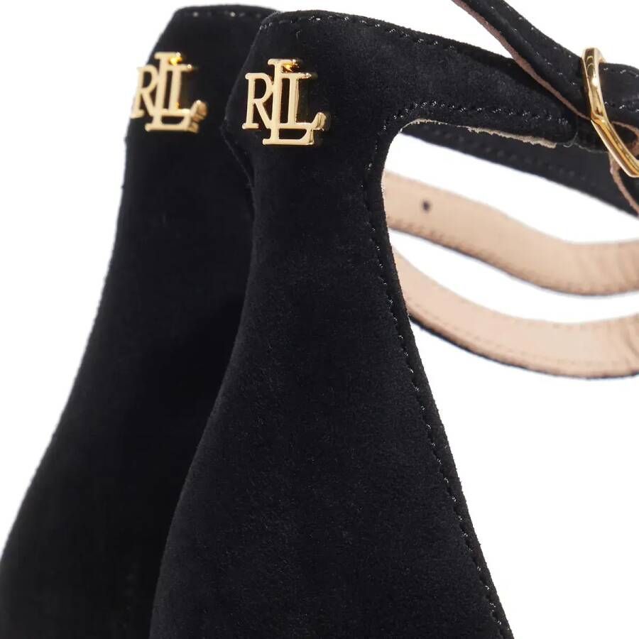 Lauren Ralph Lauren Sandalen met hak Allie Mid-Sandals-Heel Sandal in zwart
