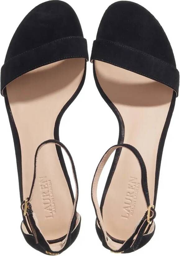 Lauren Ralph Lauren Sandalen met hak Allie Mid-Sandals-Heel Sandal in zwart