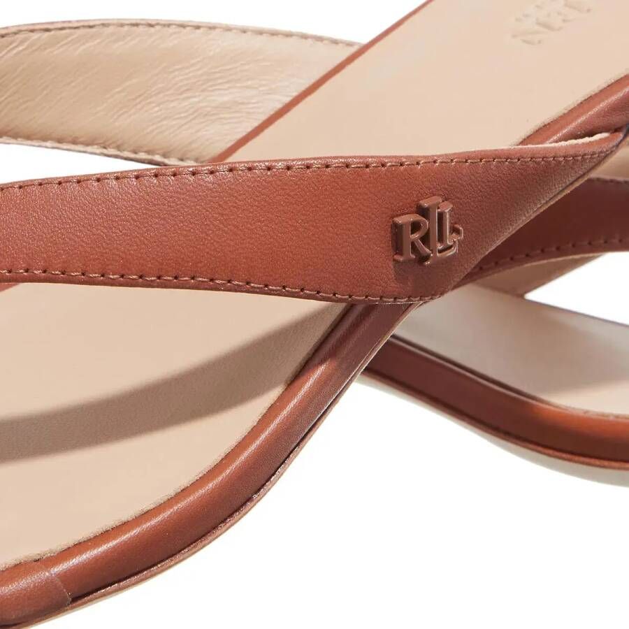 Lauren Ralph Lauren Sandalen met hak Francesa Sandals Heel Sandal in bruin