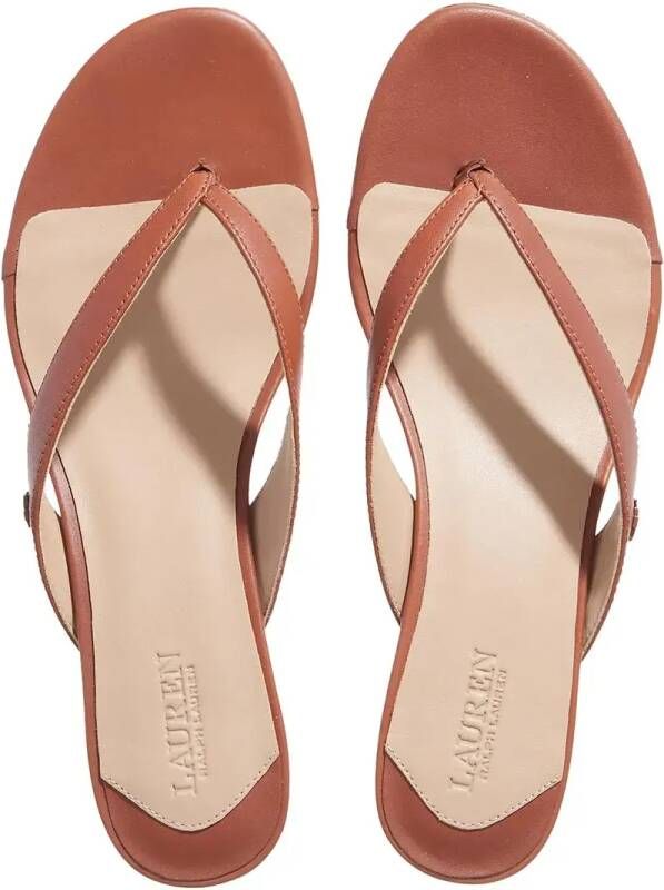 Lauren Ralph Lauren Sandalen met hak Francesa Sandals Heel Sandal in bruin