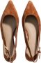 Lauren Ralph Lauren Sandalen met hak Londyn Slbck-Flats-Slingback in bruin - Thumbnail 4