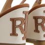 Lauren Ralph Lauren Sandalen van leer met labeldetail model 'RONI' - Thumbnail 5