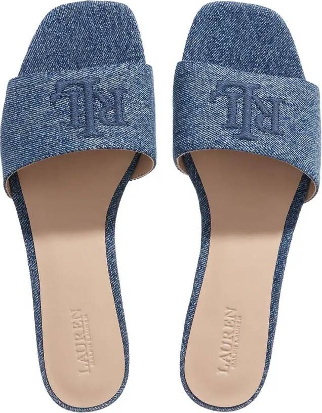 Lauren Ralph Lauren Slippers & Mules Everley Sld Sandals Slide in blauw