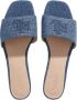 Lauren Ralph Lauren Slippers & Mules Everley Sld Sandals Slide in blauw - Thumbnail 6