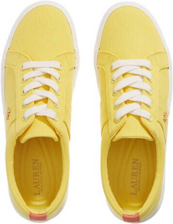 Lauren Ralph Lauren Sneakers Janson Ii-Sneakers-Low Top Lace in geel