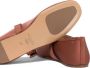 Le Monde Beryl Silk And Leather Ballerinas in bruin - Thumbnail 3