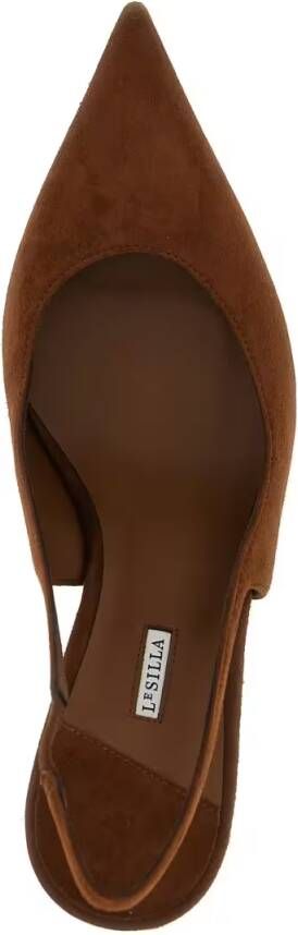 Le Silla Hoge hakken 'Bella' Slingback in bruin