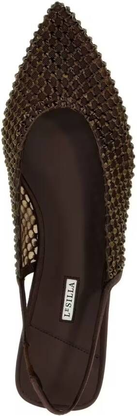 Le Silla Hoge hakken 'Gilda' Slingback in bruin