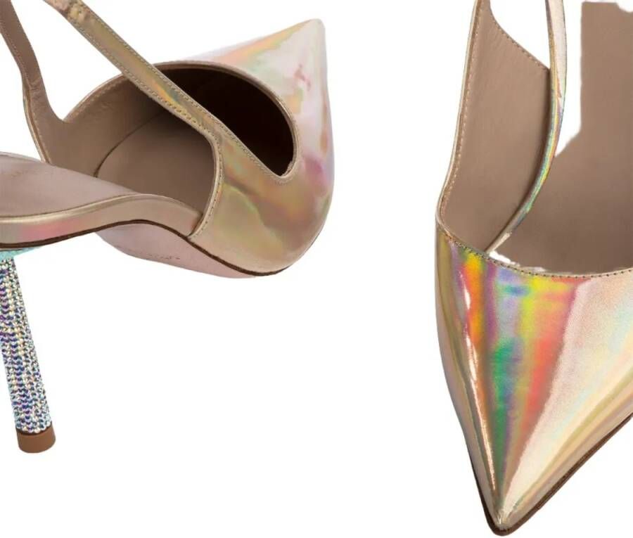 Le Silla Sandalen Bella Slingback 80 in beige