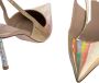 Le Silla Sandalen Bella Slingback 80 in beige - Thumbnail 2
