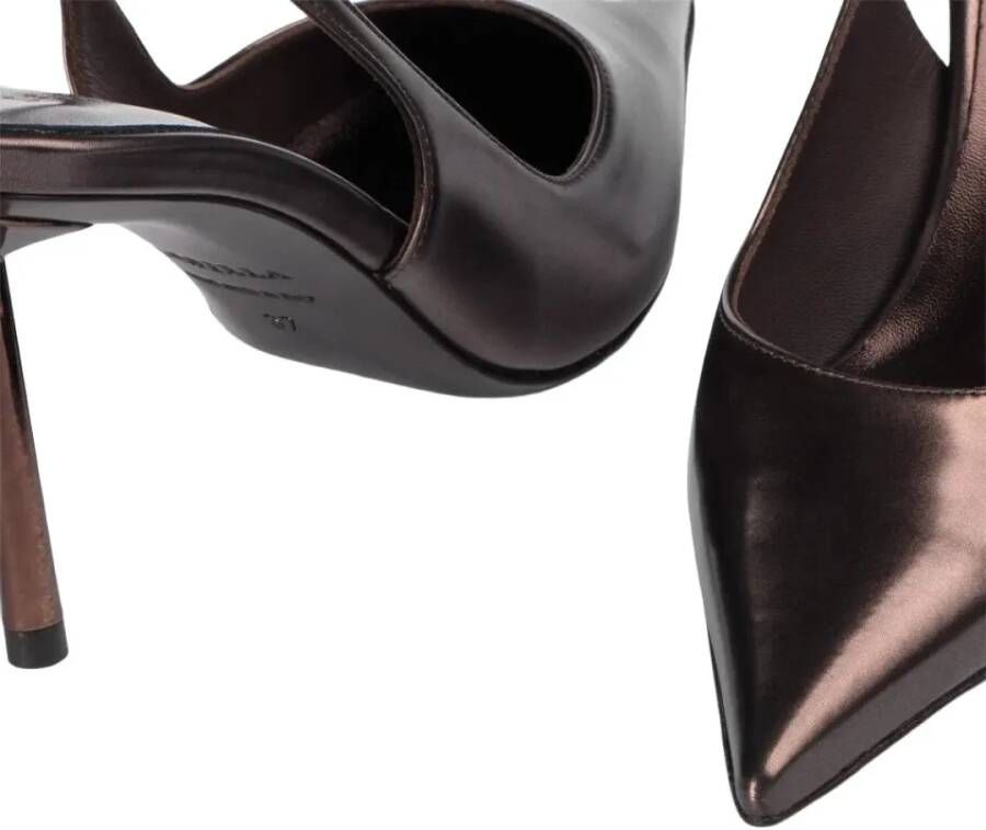 Le Silla Sandalen Bella Slingback 80 in bruin