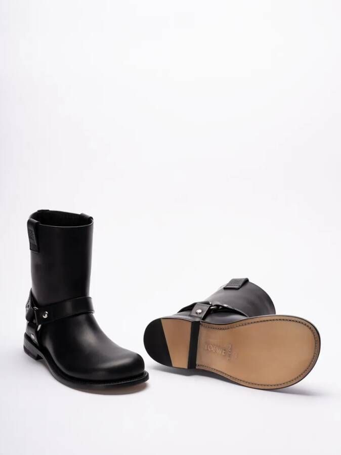 Loewe Boots `Campo` Biker Boots in zwart