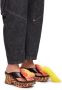 Loewe Sandalen Petal Flatform Sandal 90 in zwart - Thumbnail 3