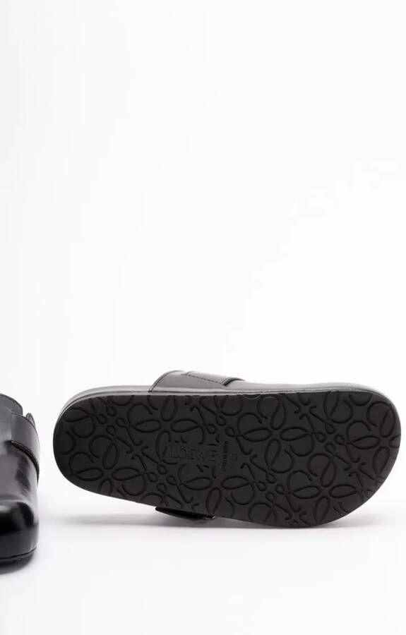 Loewe Slippers & Mules `Ease` Buckle Mules in zwart
