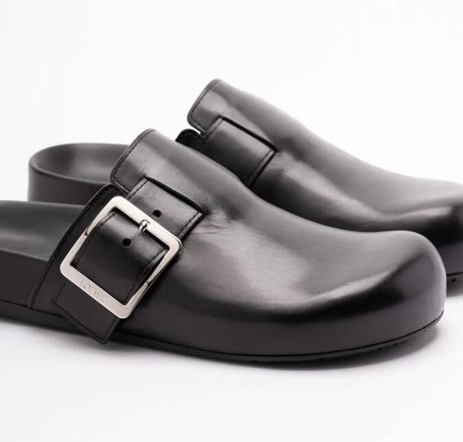 Loewe Slippers & Mules `Ease` Buckle Mules in zwart