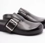 Loewe Slippers & Mules `Ease` Buckle Mules in zwart - Thumbnail 3