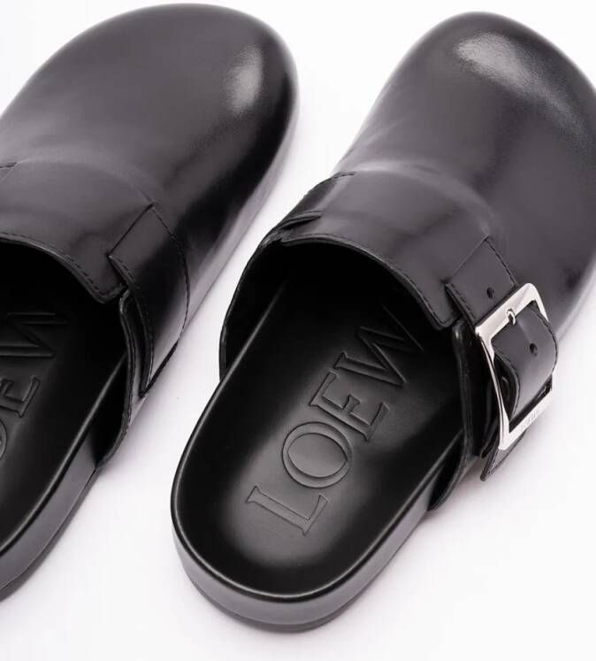 Loewe Slippers & Mules `Ease` Buckle Mules in zwart