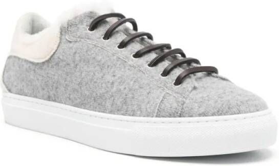 Lorena Antoniazzi Low-Top Sneakers Embossed-Star Sneakers in grijs
