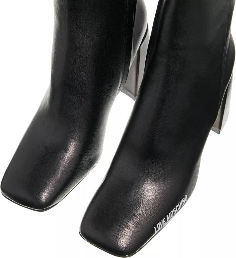 Love Moschino Boots & laarzen Rubber Logo in zwart