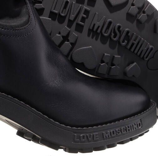 Love Moschino Boots & laarzen Stivaled.Quad70 Vitello+Nylon in zwart