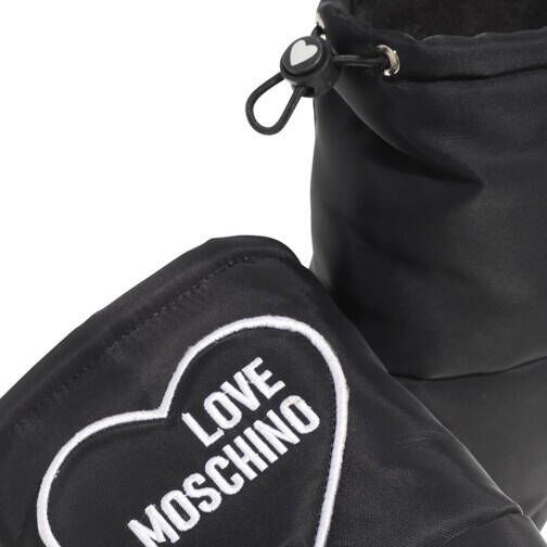 Love Moschino Laarzen met hartpatch Zwart - Foto 4