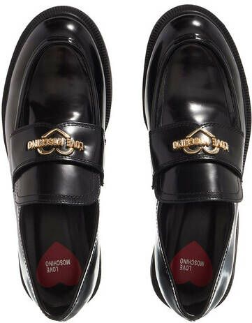 Love Moschino Loafers & ballerina schoenen Scarpad.City40 Vit.Abrasivato in black