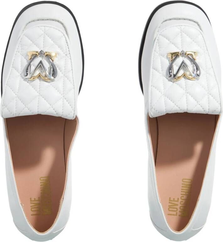 Love Moschino Loafers Scarpa Donna in wit
