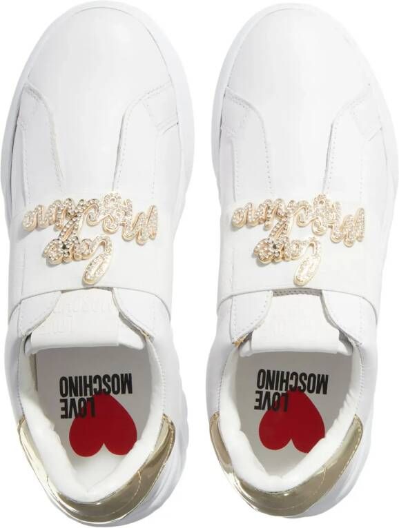 Love Moschino Low-Top Sneakers Donna in wit