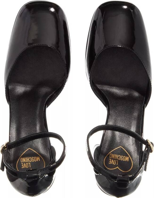 Love Moschino Pumps & high heels Rubber Logo in zwart