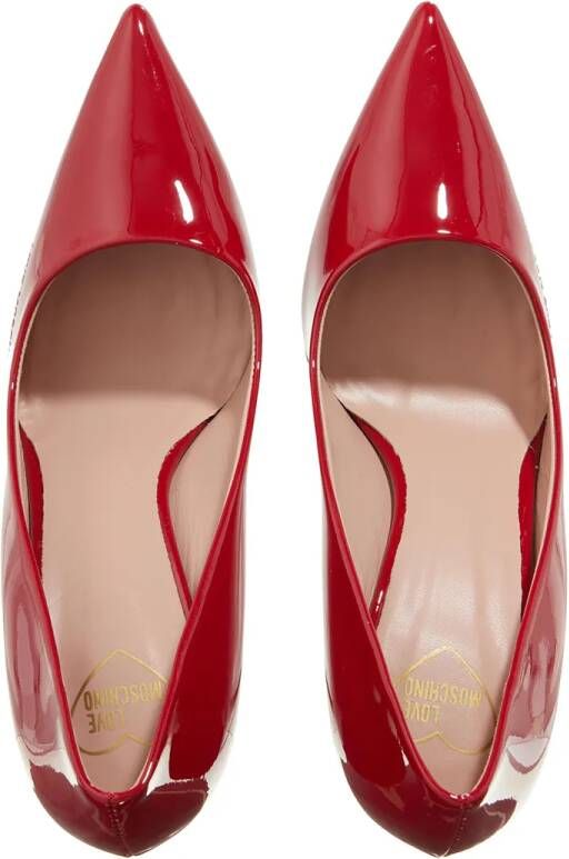 Love Moschino Pumps & high heels Rubber Logo Scarpa Donna in rood