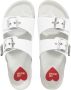 Love Moschino Sandalen Slides in wit - Thumbnail 5