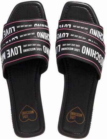 Love Moschino Slippers Sandals in zwart