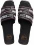 Love Moschino Slippers Sandals in zwart - Thumbnail 2