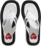 Moschino Tweekleurige Teenslippers voor de Zomer White Dames - Thumbnail 4