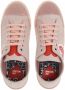 Love Moschino Sneakers Sneakerd Eco30 Suede Pl in poeder roze - Thumbnail 2